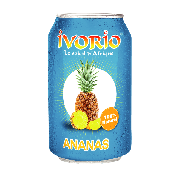 Jus IVORIO Ananas / Pack 24x33CL