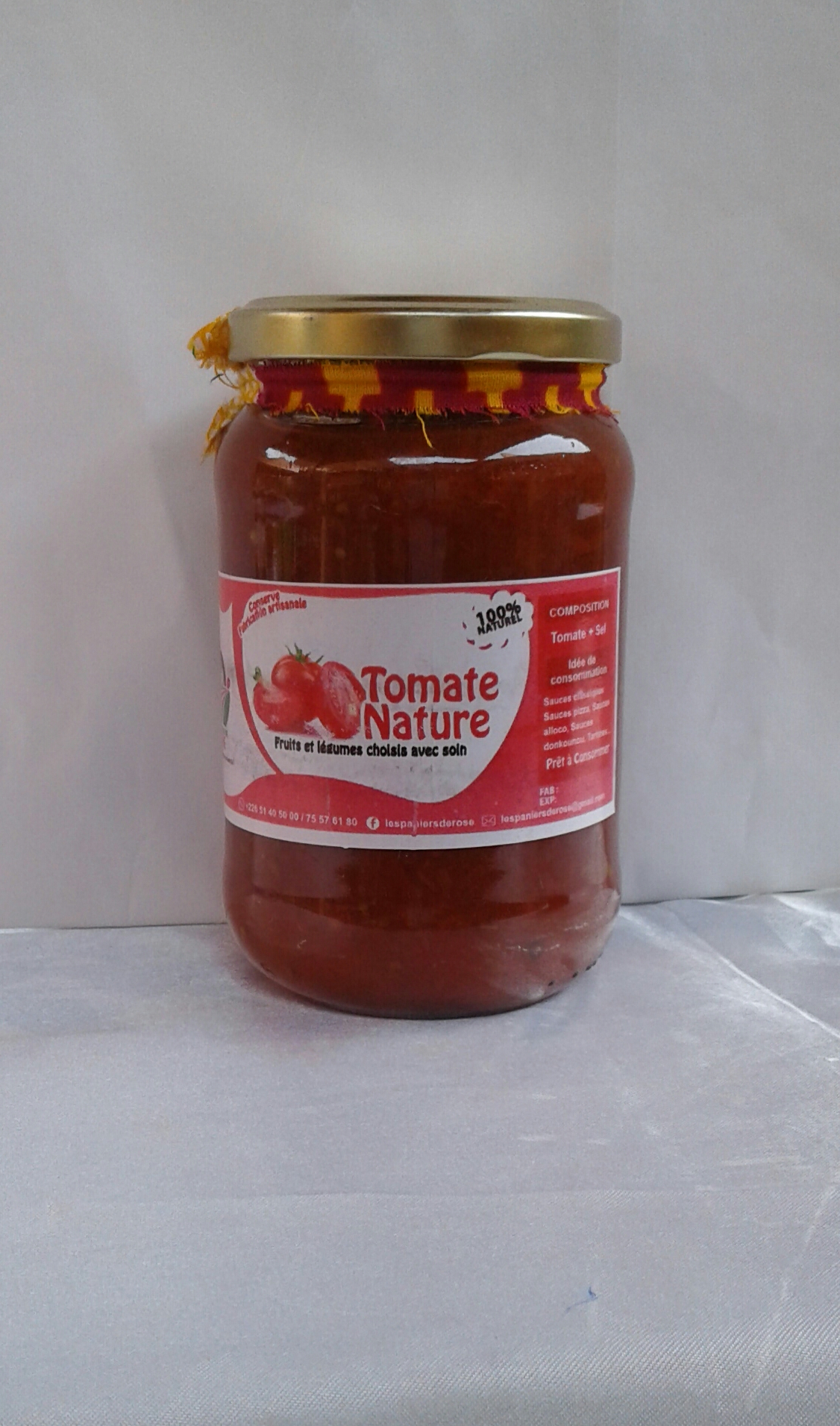 Conserve Tomate nature (350ml)